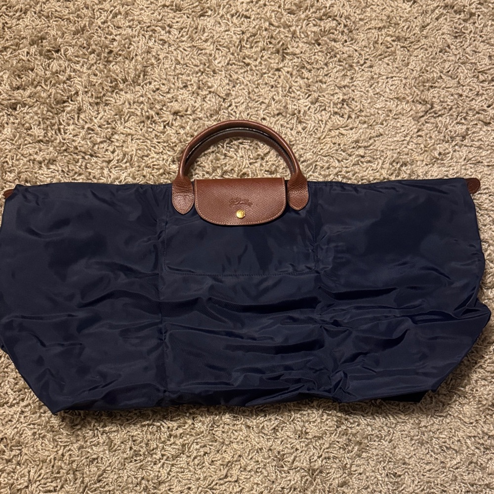 LONGCHAMP LE PLIAGE ORIGINAL XL NAVY TRAVEL BAG